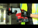 HD18 HX-402C - Perforateur Burineur SDS+ Fixtec, 18V, 4,0Ah, 2,4J EPTA - MILWAUKEE 