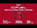 M12 FDDXKIT-0X - Perceuse/Visseuse FUEL à mandrin amovible, sans batterie - MILWAUKEE