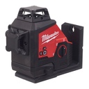M12 3PL-0C - Laser vert 3 lignes 360°, 12V, sans batterie - MILWAUKEE 