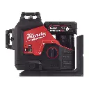 M12 3PLKIT-401P - Kit laser vert 3 lignes 360°, 12V, 4Ah - MILWAUKEE