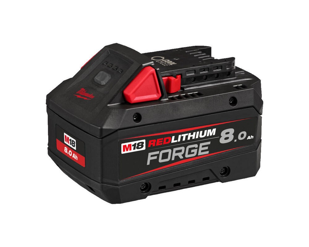 Acumulator Milwaukee M18 FB8 8Ah, 18V, Tehnologie REDLITHIUM FORGE, Compatibilitate Sistem M18, 4932492131