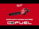 MILWAUKEE M18 F2BL-0 - Souffleur à double batterie, 18V, sans batterie