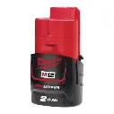 Batterie 12V 2,0Ah - Red Lithium - M12 B2 - MILWAUKEE - 4932430064