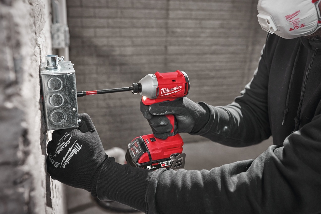 MILWAUKEE M18 BLIDR-0X - Visseuse à chocs Compacte Hex 1/4 BRUSHLESS, 18V, sans batterie, 190 Nm