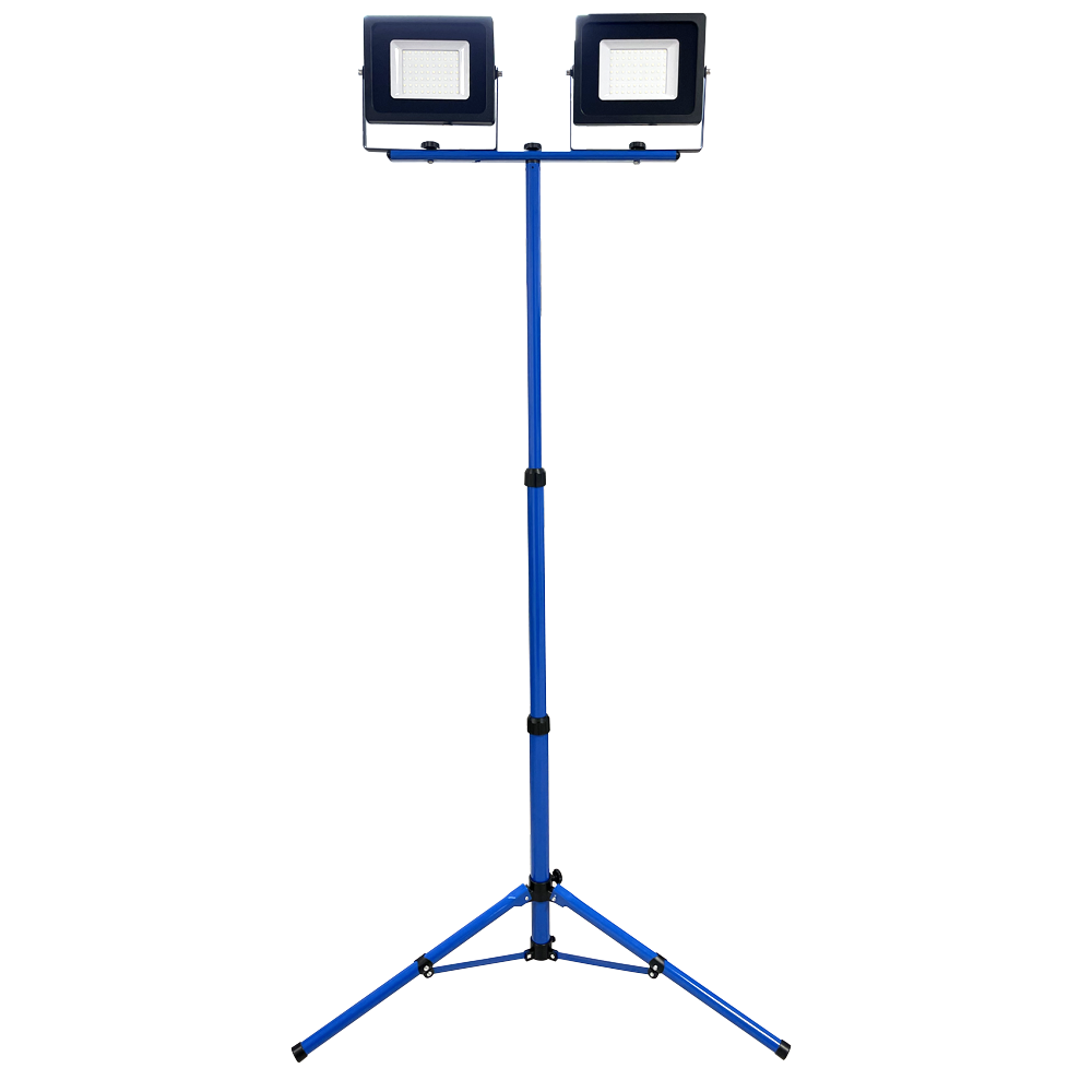 Projecteur Led 2 tête télescopique 50W- KELI - 691358