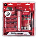 Coffret d'embouts résistants au chocs - SHOCKWAVE 40 pcs + CUTTER - MILWAUKEE - 4932459763
