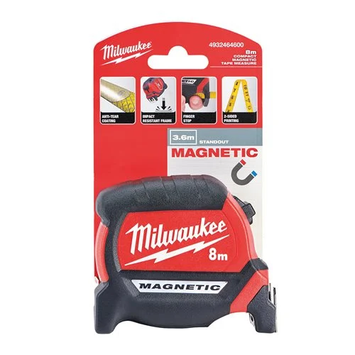 Mètre à ruban magnétique - PREMIUM MAGNÉTIQUE GEN 3 - MILWAUKEE - 4932464600