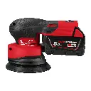 Ponceuse orbitale excentrique 125mm - M18 FROS125-502X - Avec 2 batterie 5.0Ah + chargeur + HD box - MILWAUKEE - 4933498254