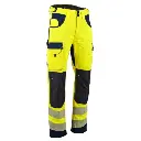 Pantalon de travail haute visibilité - Authentic - jaune fluo /bleu fo - LMA - 1667