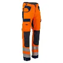 Pantalon de travail haute visibilité - Authentic - orange fluo /bleu fo - LMA - 1679