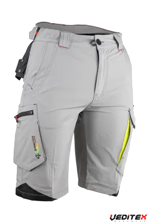 Bermuda stretch 4 WAY homme GRIS SOFT - MOLECULE - LMA - 6151