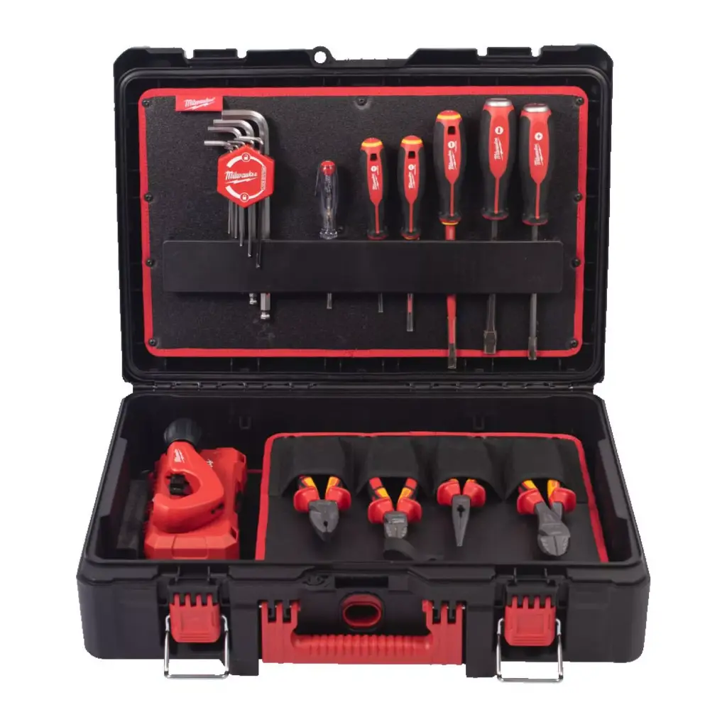 Ensemble de 74 pièces d'outils avec coffret Packout pour Plombiers - MILWAUKEE - 4932499467