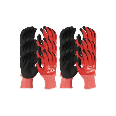 Pack de 144 paires de gants anti-coupures tactiles - niveau 1/A - MILWAUKEE - 4932479714