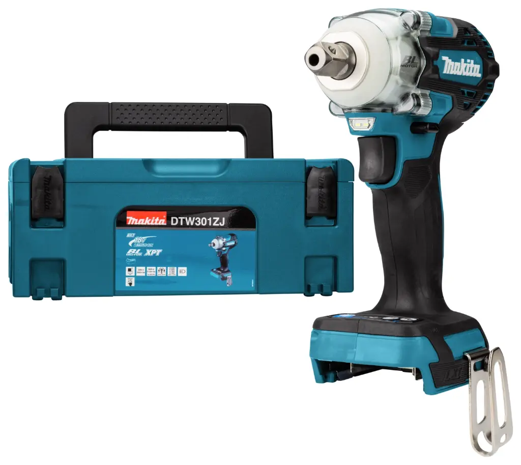 Boulonneuse à choc 18V - 300 NM - DTW301ZJ - Sans batterie, ni chargeur - en coffret - MAKITA - 10532229