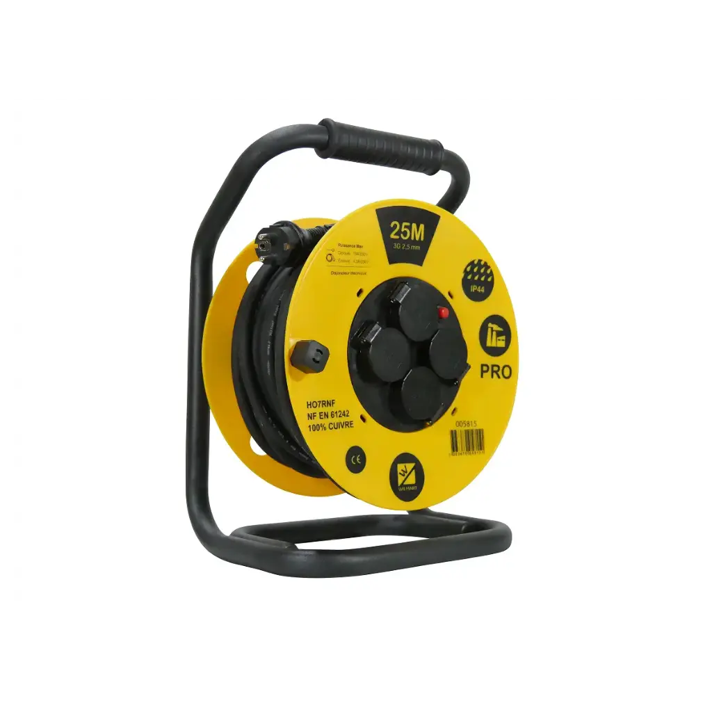 ENROULEUR 40M 3G2.5M² - NORME HO7RNF - WILMART