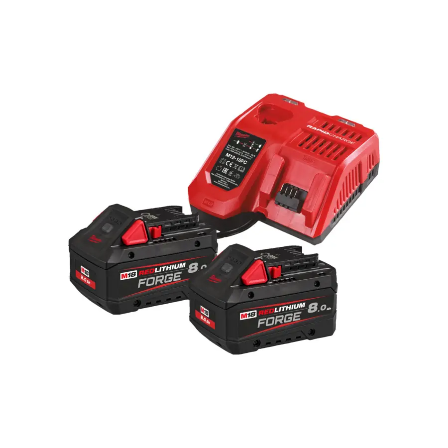 Pack NRG 2 BATTERIE FORGE 8.0Ah - M18 FORGE NRG-802 - MILWAUKEE