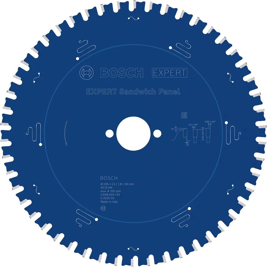 Lame de scie circulaire Expert for Sandwich Panel - BOSCH - 2608644143