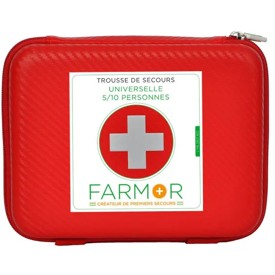 TROUSSE DE SECOURS UNIVERSELLE 5/10 PERSONNES - FARMOR