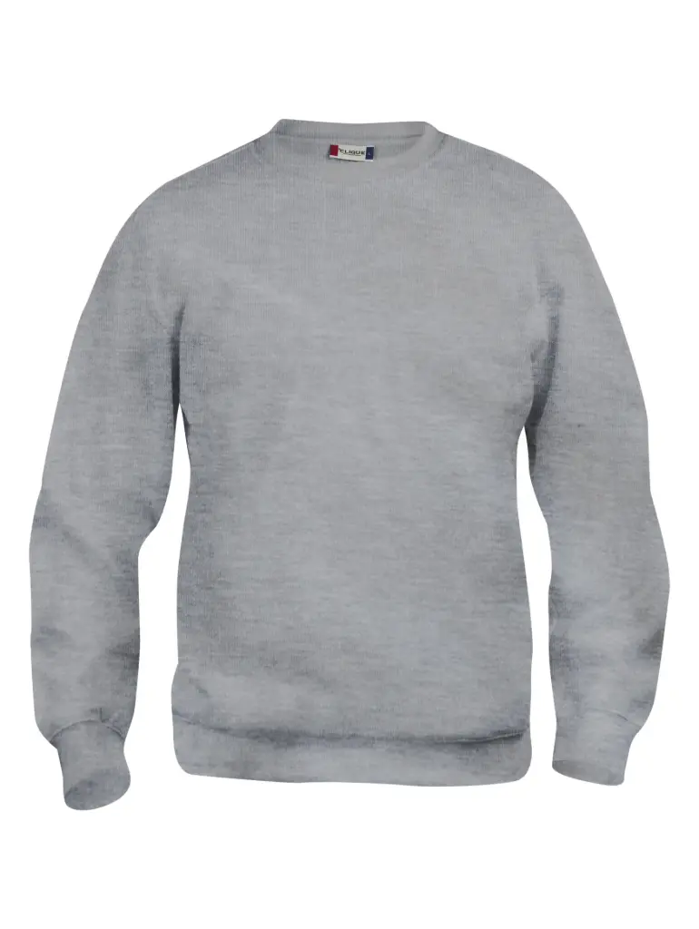 SWEATSHIRT BASIC ROUNDNECK GRIS CHINE - CLIQUE - 02103095