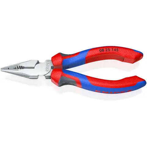 PINCE UNIVERSELLE DEMI RONDE 145 mm - CHROMEE - KNIPEX - 0825145SB