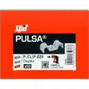 Crochet plastique P-CLIP - Embase plastique pour fixation de gaines souples eau/électricité - boite de 50 - SPIT - 565086