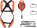 Kit antichute spécifique pour les travaux à la verticale avec son antichute à rappel automatique et sa longe et point - DELTAPLUS - ELARA270