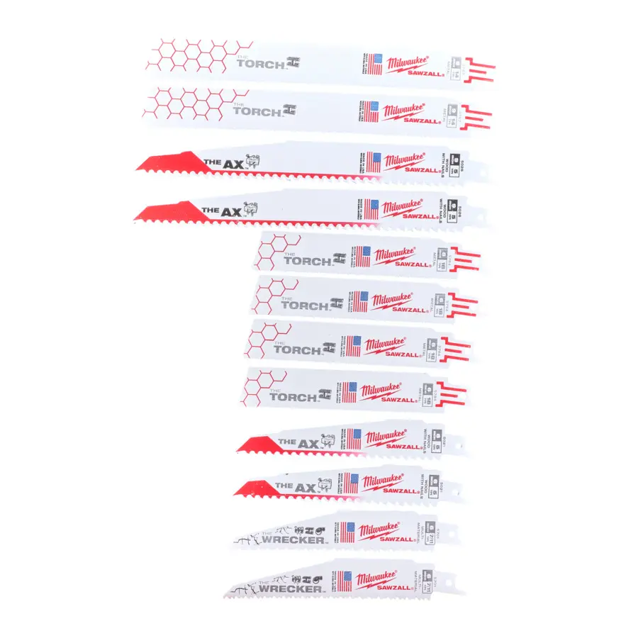 SET 12 LAMES DE SCIES SABRES - MILWAUKEE - 49472229