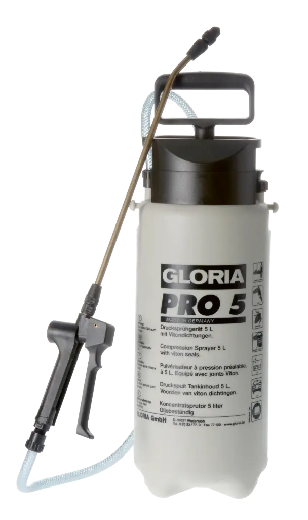 Pulvérisateur à pression (3 bars) VITON - Cuve plastique - GLORIA