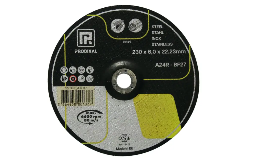 DISQUE A EBARBER DEPORTE 125X6x22,2MM ACIER/INOX - PRODIXAL 