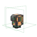 Laser 3 lignes - Spécial pour travaux au sol - Geo6-XR GREEN - GEO FENNEL