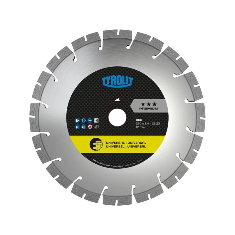 DISQUE DIAMANT - C73W U3-10 SCIE DIAMANT - DCU 350 X 3,2 / 2,4 X 20  - TYROLIT