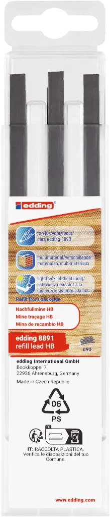 MINE DE TRACAGE HB 8891 (SET DE 6) - EDDING