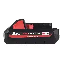 Batterie 18V 3,0Ah - Red Lithium - M18 HB3 - MILWAUKEE - 4932471069