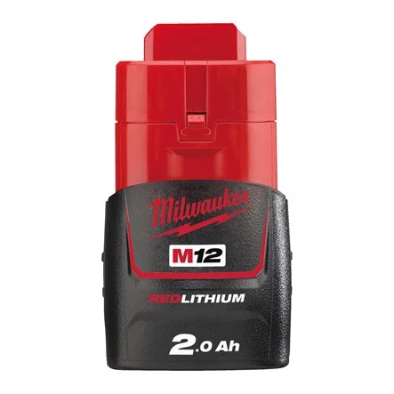 Batterie 12V 2,0Ah - M12 B2 - Red Lithium - MILWAUKEE - 4932430064