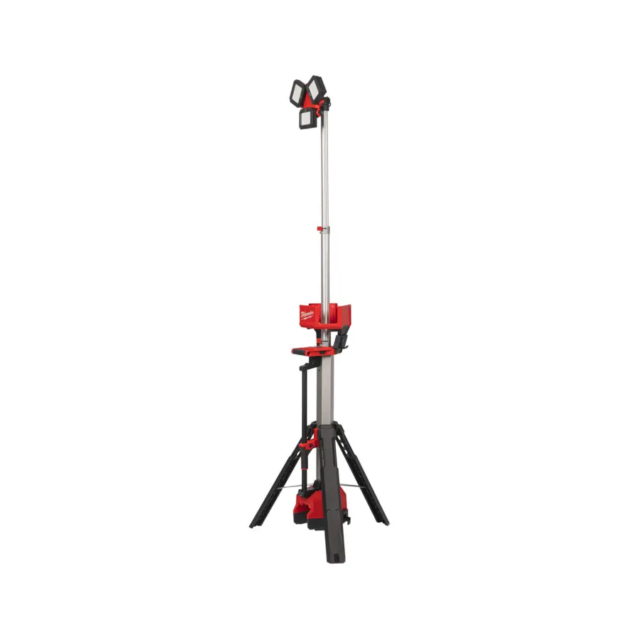 MILWAUKEE M18 HOSALC-0 - Projecteur trépied de chantier, hybride 18V, sans batterie, 6000 Lumens