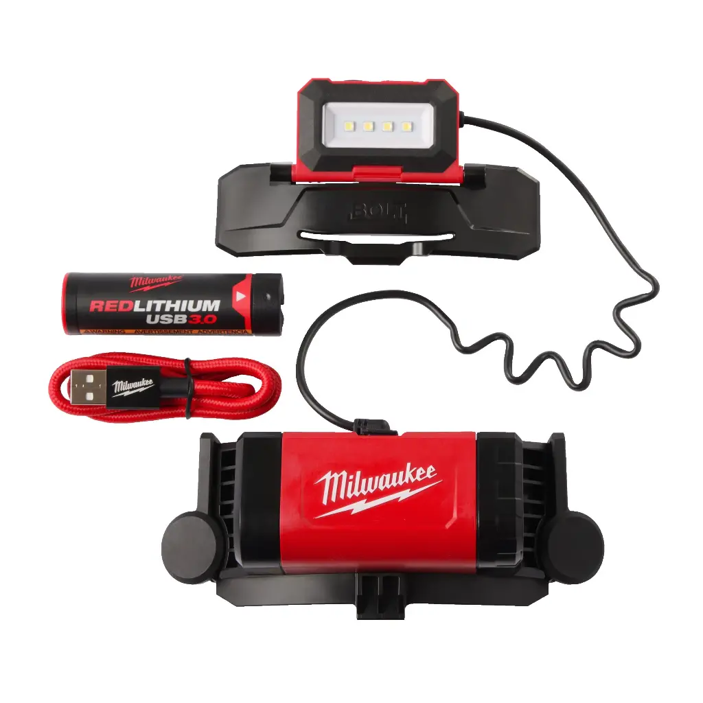 Lampe frontale BOLT rechargeable USB 4V 600 Lumens - BOLTHL-301 - MILWAUKEE - 4933479902