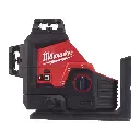 Laser vert 3 lignes 360° M12 3PL-0C - Sans batterie, ni chargeur - Coffret - MILWAUKEE - 4933478103