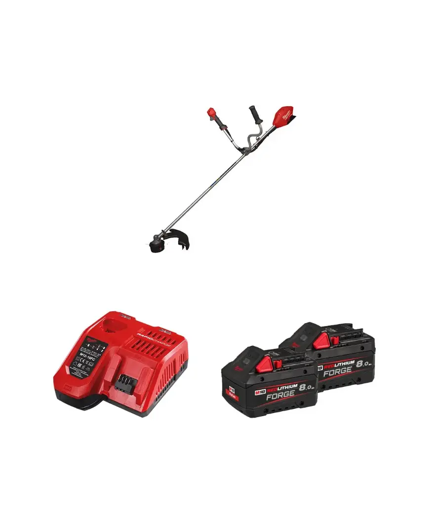 Débroussailleuse 18V FUEL -M18 FBCU-802 - Avec 2 batterie 8,0 Ah + Chargeur - MILWAUKEE - 4933499211