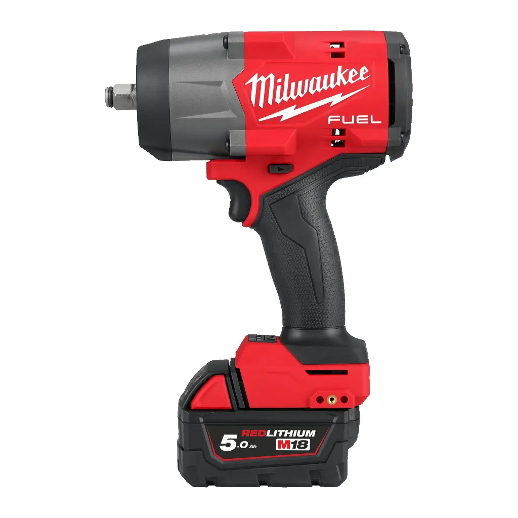 Boulonneuse à choc ½ M18 FHIW2F12-502X - Avec 2 batteries 5,0 Ah + chargeur + HD Box - MILWAUKEE - 4933492783