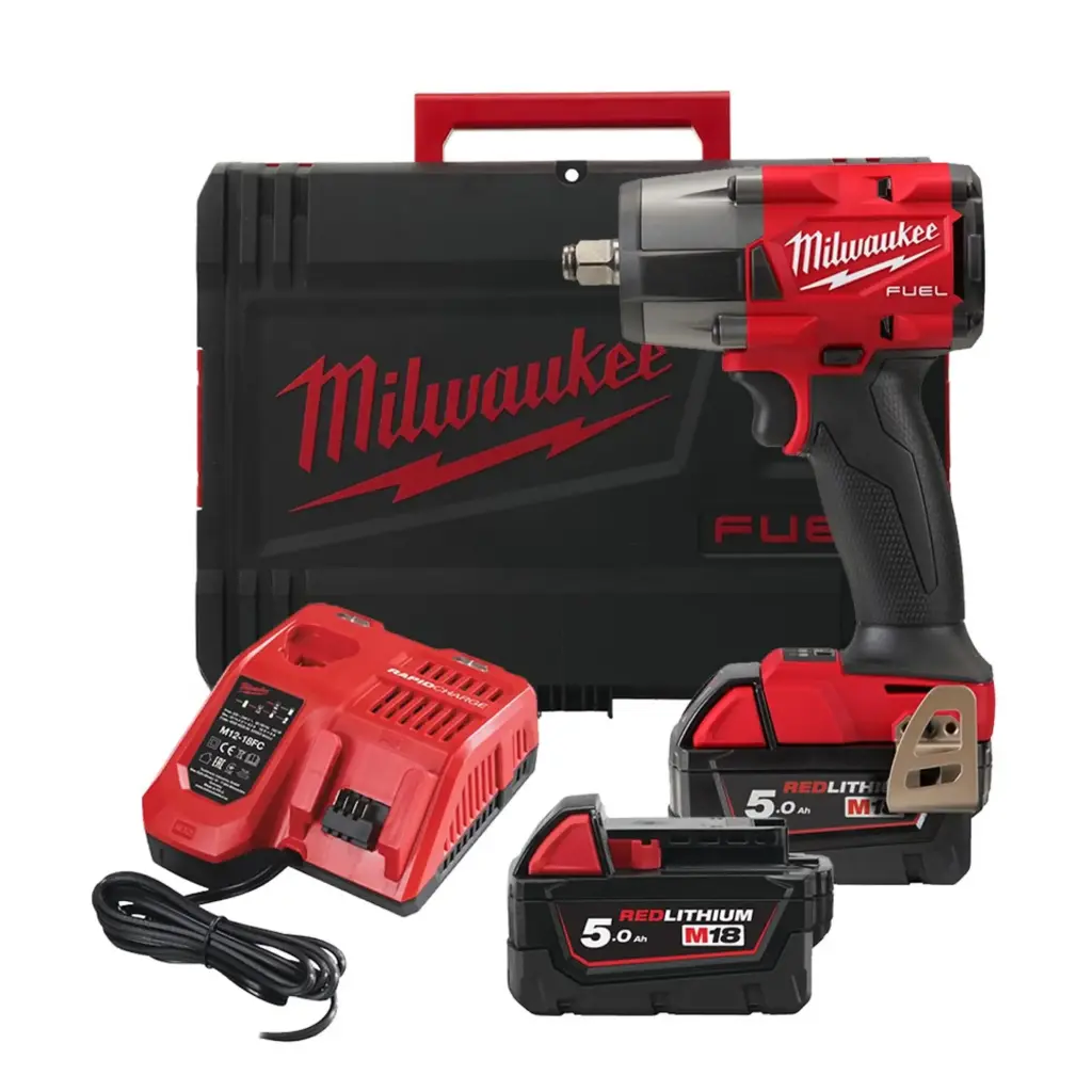 Boulonneuse à chocs ½ - M18 FMTIW2F12-502X - Avec 2 batteries + chargeur + HD Box - MILWAUKEE - 4933478450
