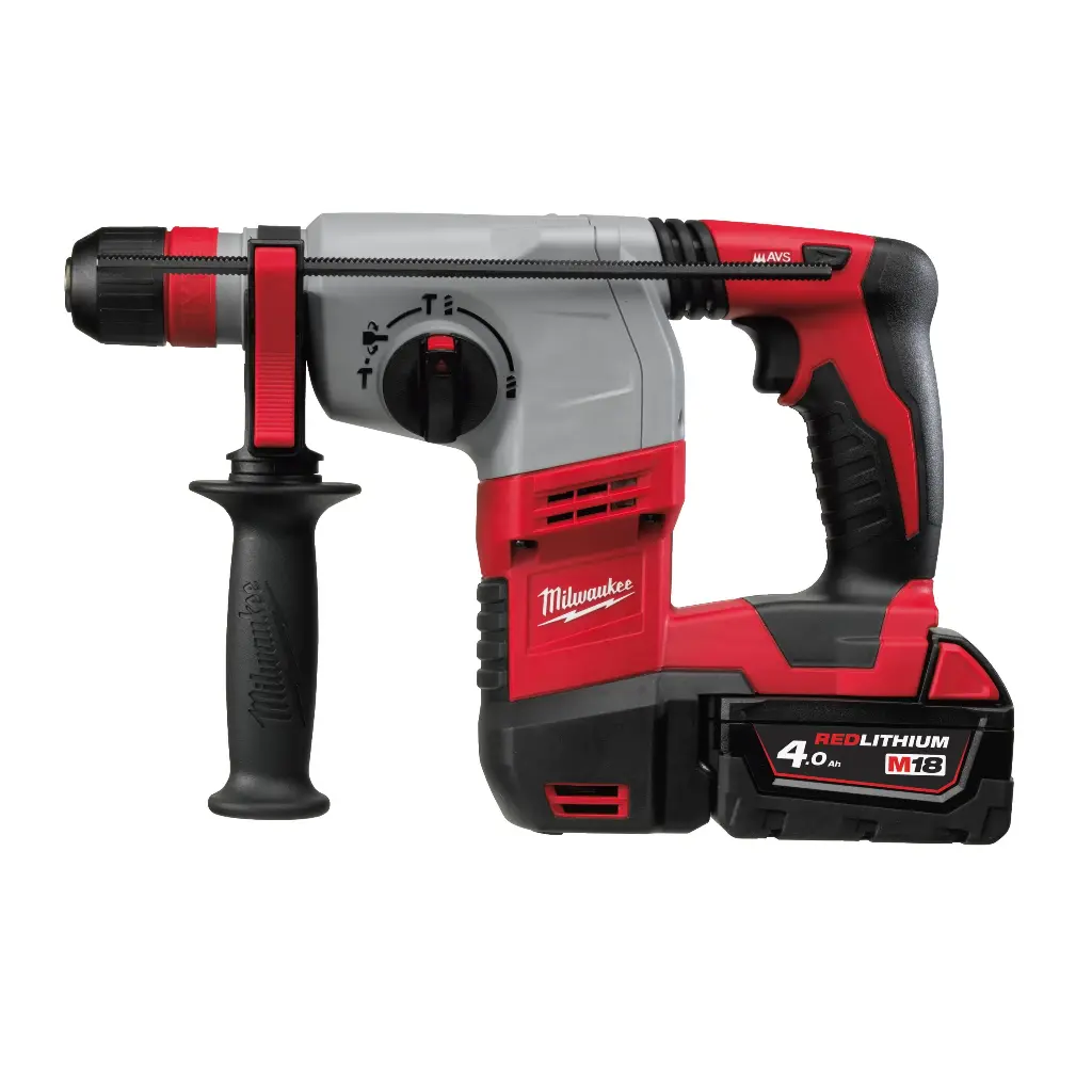 Perforateur Burineur SDS+ / HD18 HX - 402C - Avec 2 batteries 4.0Ah + chargeur + HD Box - MILWAUKEE - 4933441280
