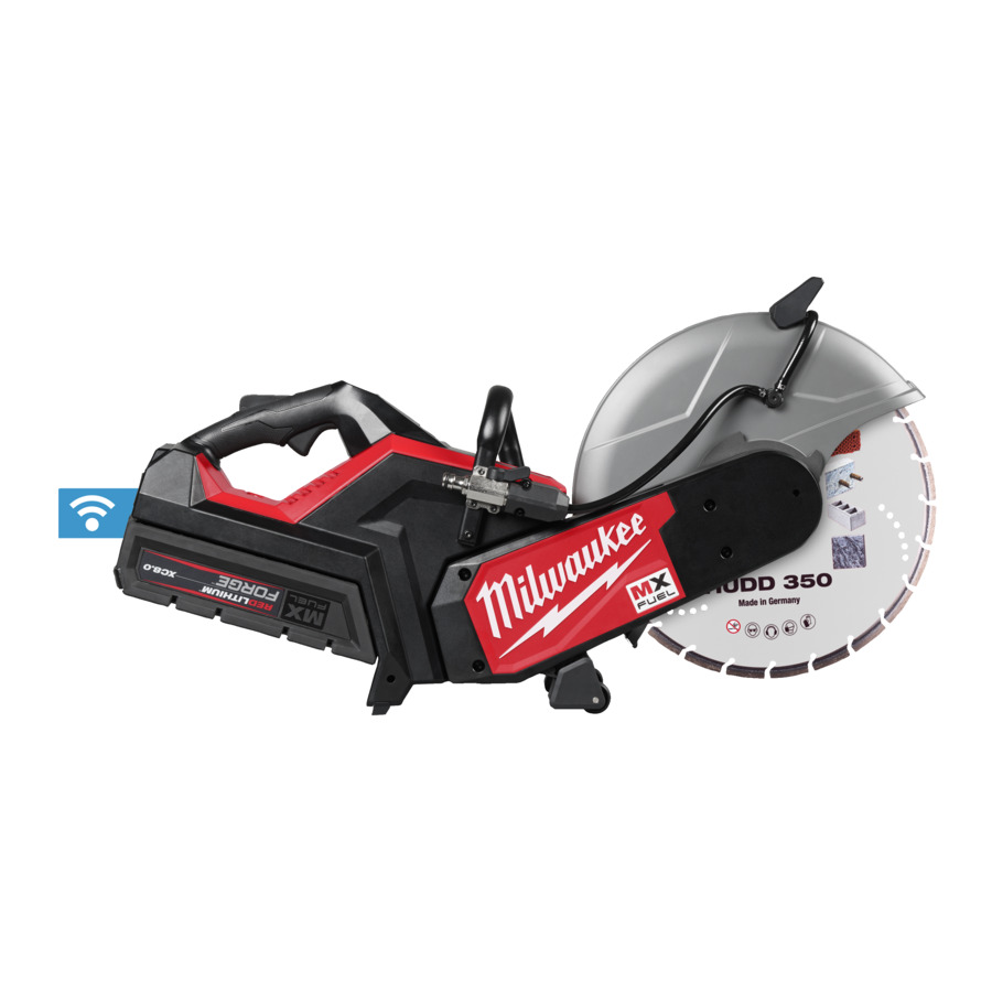 MILWAUKEE MXF COS350G2-802 - MX FUEL™ Découpeuse 350 mm, 2 batteries 8Ah avec frein et anti-kickback