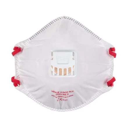 Masques jetables avec valve - FFP3 - MILWAUKEE - Lot 10 PCS - 4932471906