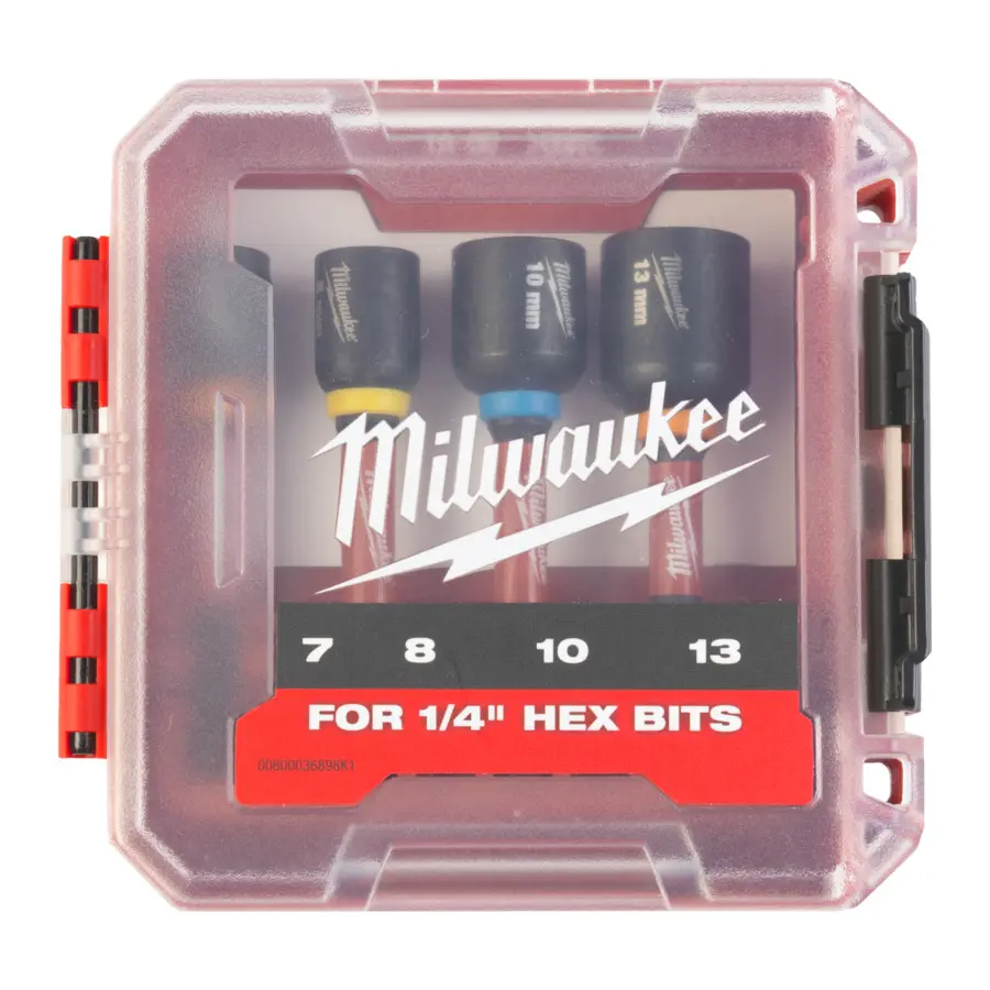 MILWAUKEE DOUILLE MAGNÉTIQUE SHOCKWAVE™ 4 PIÈCES