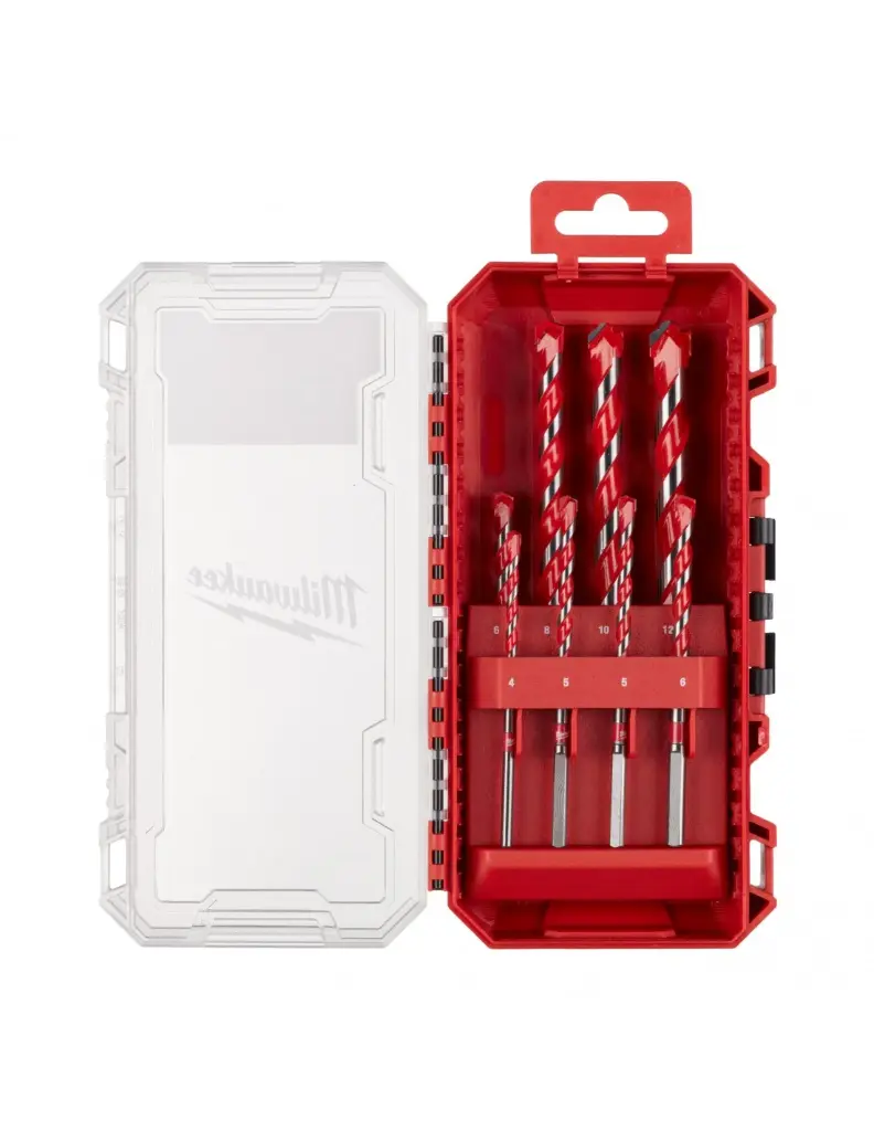 Coffret de 8 forets béton ø4 à 12mm - MILWAUKEE - 4932493881