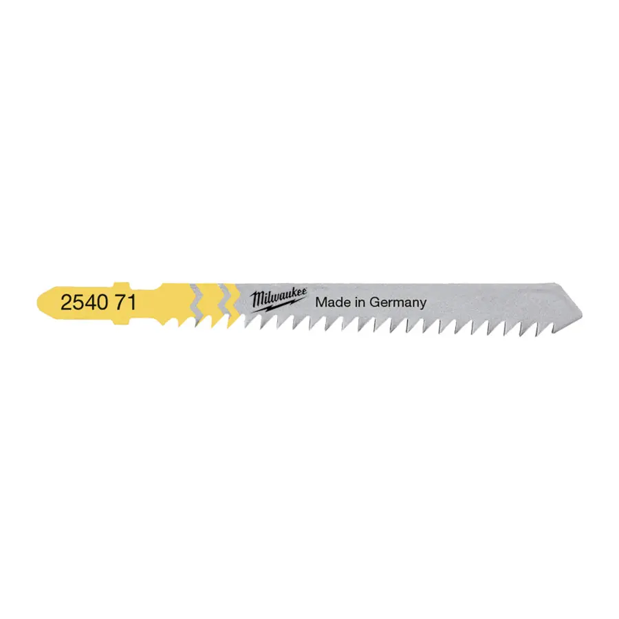 LAMES DE SCIES SAUTEUSES BOIS ET PLASTIQUE 75MM (X5) - MILWAUKEE