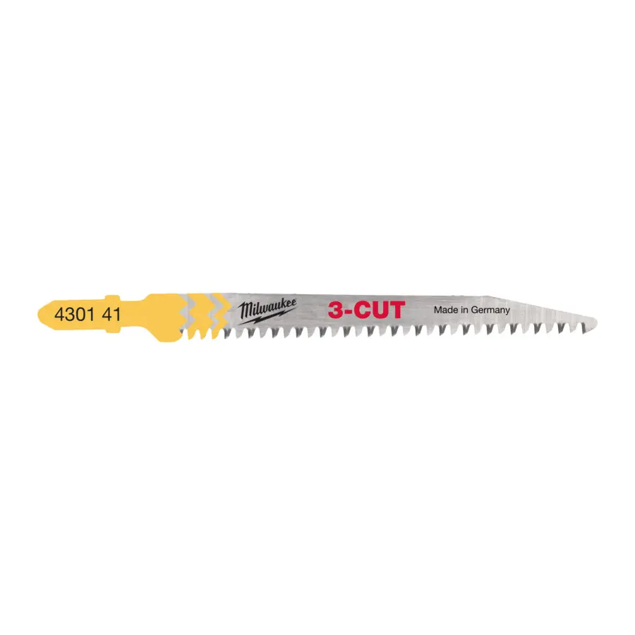 LAMES DE SCIES SAUTEUSES BOIS ET PLASTIQUE PLONGEANTE 91MM (X5) - MILWAUKEE - 4932430141