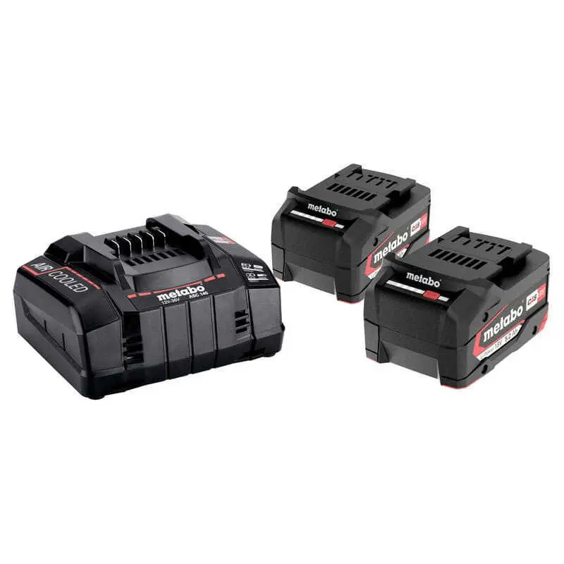 Pack 2 Batteries 18 volts + chargeur ultrarapide rapide  - METABO - 685051000