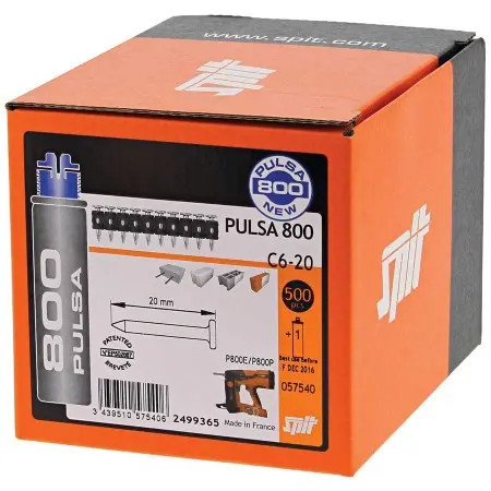 [057540] CLOU C6-20 + GAZ P40-P800 /BT500  - SPIT