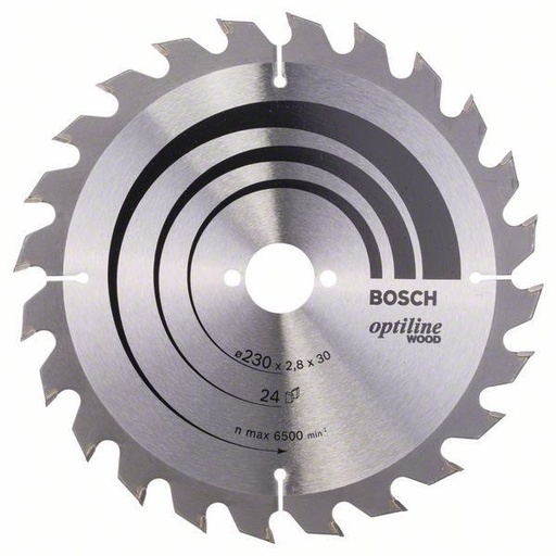 [2608640627] Lame Scie circulaire PRO Bois 230x30x2,8mm ; 24D - BOSCH - 2608640627